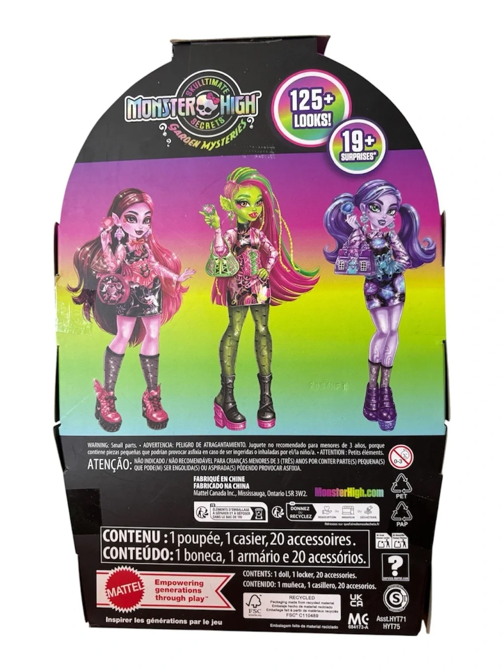 Mattel Monster High Garden Mysteries Playset in Pink and Green